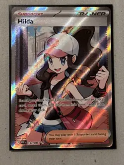 Hilda 164/086 Full Art Ultra Rare White Flare Pokemon TCG Trainer Card - Image 1