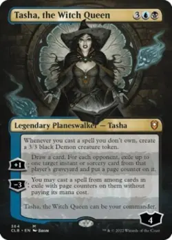 Tasha, the Witch Queen (Borderless) -Foil Near Mint MTG - Image 1