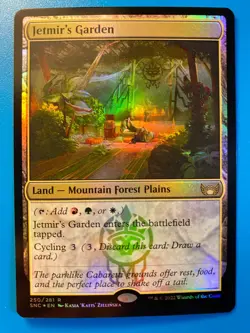 MTG 1x FOIL Jetmir's Garden 250 Streets of New Capenna Magic the Gathering x1 NM - Image 1