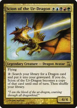 Scion of the Ur-Drago - Time Spiral - NM - Magic The Gathering - MTG - Image 1