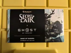 MTG Secret Lair x Ghost of Tsushima Rainbow Foil Sealed - Image 1