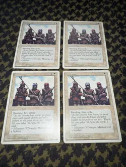 (4) Pikemen MTG Core Set 4th Edition Regular - Image 1