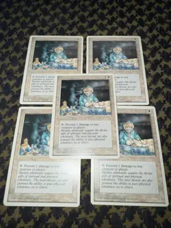 (5) Samite Healer MTG Core Set 4th Edition Regular - Image 1