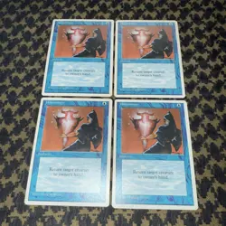 (4) Unsummon MTG Core Set 4th Edition Regular - Image 1