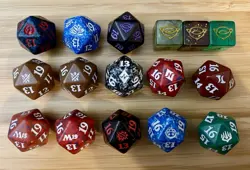 Magic the Gathering Spindown Lot - Beatdown, Guild Kit Izzt, Brothers War, LOTR - Image 1