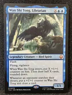 Wan Shi Tong, Librarian #0078 MTG Avatar Mythic Regular - Non Foil - Fresh Clean - Image 1