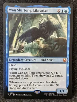Wan Shi Tong, Librarian #0078 MTG Avatar Mythic Regular - Non Foil - Fresh Clean - Image 2