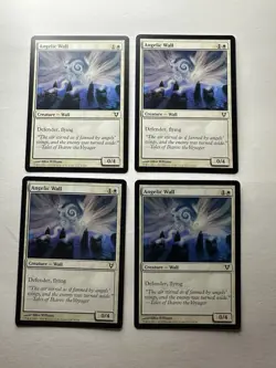 Angelic Wall X4 LP Avacyn Restored Magic The Gathering Mtg Lightly Played - Image 1