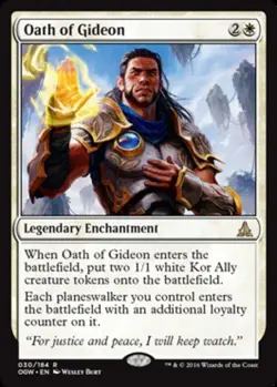 Oath of Gideon - Foil - Oath of the Gatewatch #030/184 MTG Magic The Gathering - Image 1