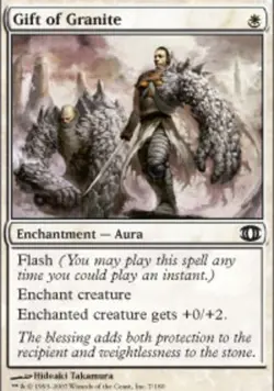 Gift of Granite - Foil - Future Sight #7/180 MTG Magic The Gathering - Image 1