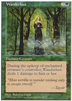 Wanderlust - Fifth Edition #339 MTG Magic The Gathering - Image 1