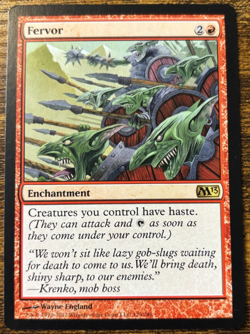 Magic the Gathering MTG: Fervor- NM- 129/249- M13 - Image 3