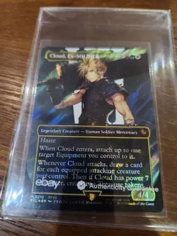 Cloud, Ex-SOLDIER (Borderless) (Surge Foil) Commander: Final Fantasy Foil - Image 2
