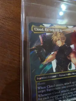 Cloud, Ex-SOLDIER (Borderless) (Surge Foil) Commander: Final Fantasy Foil - Image 5