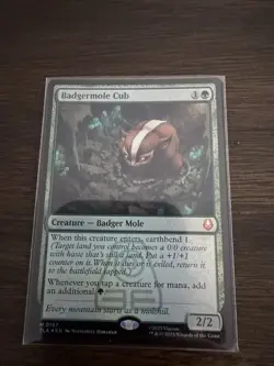 Badgermole Cub Foil MTG Magic The Gathering Avatar (0167) NM - Image 1