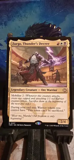Zurgo, Thunder's Decree Tarkir: Dragonstorm Regular - Image 1
