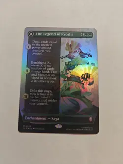 The Legend of Kyoshi Borderless Foil MTG Avatar Mythic 358 NM X1 - Image 1