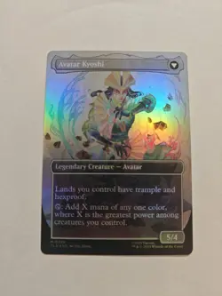 The Legend of Kyoshi Borderless Foil MTG Avatar Mythic 358 NM X1 - Image 2