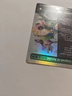 The Legend of Kyoshi Borderless Foil MTG Avatar Mythic 358 NM X1 - Image 4