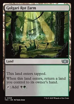 Golgari Rot Farm Commander: Tarkir: Dragonstorm NM MTG Non-Foil - Image 1