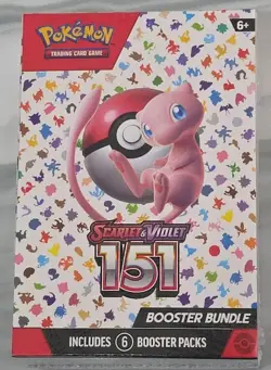 Pokemon TCG Scarlet and Violet 151 Booster Bundle Sealed, 6-Pack - Image 1