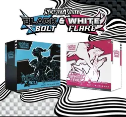 Pokemon Center Elite Trainer Boxes Black Bolt & White Flare - PREORDER - Image 1