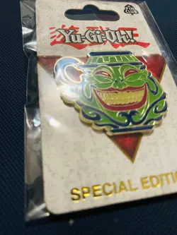 Yugioh Pot Of Greed Enamel Pin - Special Edition KONAMI Pin Club - SEALED New - Image 4