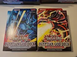 Yugioh Egyptian God Structure Decks Obelisk & Slifer The Sky Dragon 1ST EDITION - Image 2