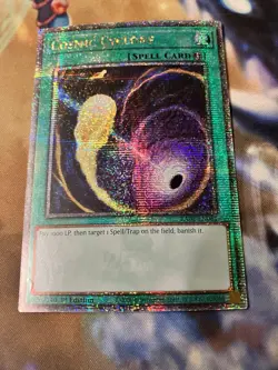 Yu-Gi-Oh Cosmic Cyclone - RA02 Quarter Century Rare 1st Ed. NM - Image 1