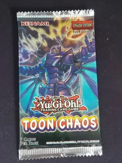 YU-GI-OH TOON CHAOS 1st EDITION BOOSTER PACK SEALED - Image 1