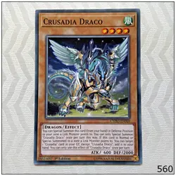 Crusadia Draco - CYHO-EN009 - Common 1st Edition Yugioh - Image 1