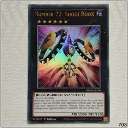 Number 72: Shogi Rook - BLMR-EN080 - Ultra Rare 1st Edition Yugioh - Image 1