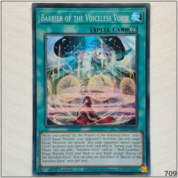 Barrier of the Voiceless Voice - PHNI-EN067 - Super Rare 1st Edition Yugioh - Image 1