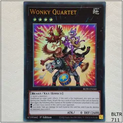 Wonky Quartet - BLTR-EN040 - Ultra Rare 1st Edition Yugioh - Image 1