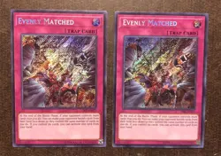 Yugioh - 2x Evenly Matched CIBR-EN077 - Secret Rare - NM - Image 1