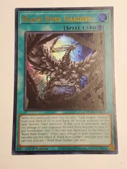 Yugioh Black Rose Garden DOOD-EN055 Ultra Rare 1st Edition NM - Image 1