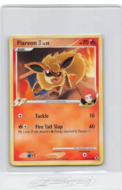 Flareon 60/111 - Non Holo - Common - Rising Rivals - 2009 Pokemon CARD - NM/LP - Image 1