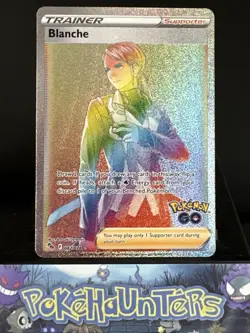 Pokemon Card Blanche 082/078 Pokemon GO Secret Rare Near Mint - Image 1