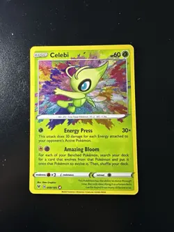 [NM] Pokemon TCG Celebi Vivid Voltage Holo Card 009/185 Amazing Rare - Image 1