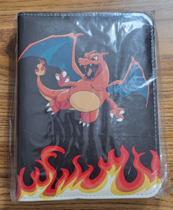 Pokemon TCG Charizard Red Black Flame Zip Up 50 pages Holds 400 Card Binder New! - Image 2