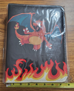 Pokemon TCG Charizard Red Black Flame Zip Up 50 pages Holds 400 Card Binder New! - Image 4