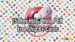 Pokemon 151 Singles Reverse/Holo/EX PICK YOUR CARD - Free Shipping on 8+ Card - Image 1