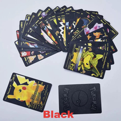 55PCS Pokemon Card Foil GOLD PACK 55 CARDS TCG GX Vmax GX Card Charizard Rare - Image 5