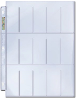 10 ULTRA PRO 15 POCKET SLEEVES PLATINUM SERIES TOBACCO CIGARETTE CARDS PAGES - Image 2