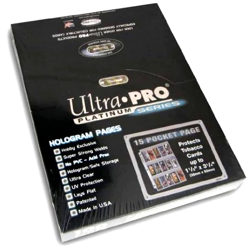 10 ULTRA PRO 15 POCKET SLEEVES PLATINUM SERIES TOBACCO CIGARETTE CARDS PAGES - Image 4