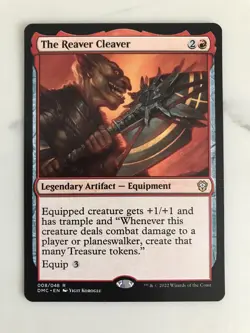 The Reaver Cleaver MTG Magic the Gathering Card NM Mint Dominaria Commander DMC - Image 1