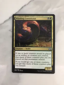 Winding Constrictor MTG Magic the Gathering Card NM Near Mint Aether Revolt AER - Image 1