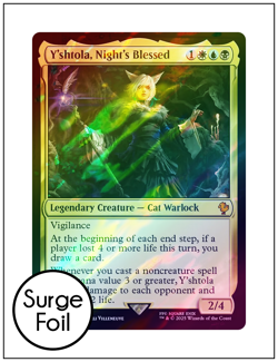 1x Y'shtola, Night's Blessed, Surge Foil, Final Fantasy, Magic MTG NM - Image 1