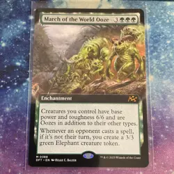 March of the World Ooze (REGULAR) x1 - MTG Aetherdrift DFT #388 - Image 1