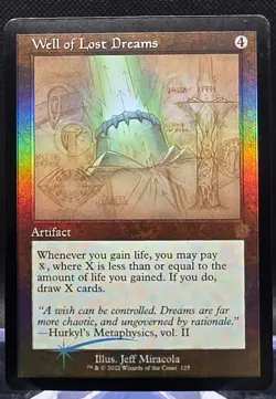 Well of Lost Dreams #125 The Brothers' War: Retro Frame Artifacts Foil Rare - Image 1